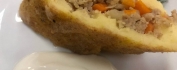 Рулет картофельный с мясом