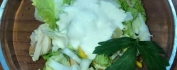 Салат "Шанхай" с копченой куриной грудкой