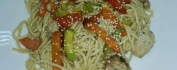 Лапша Вок  с  с курицей и овощами
