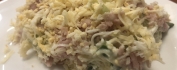 Салат слоеный с ветчиной и сыром