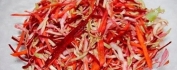 Салат со свеклой, пекинской капустой и морковью "Диетический"