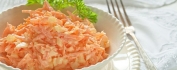 Салат с копчёным сыром и морковью
