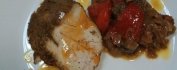 Буженина из индейки с овощами