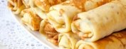 Блинчик с картофелем и грибами