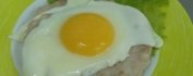 Эскалоп из корейки с яйцом