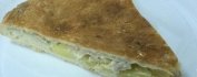 Пицца домашняя с курицей, картофелем и сыром