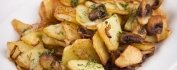 Картофель по-деревенски с грибами - только в ланчи 295р