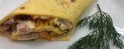 Рап с ветчиной, сыром и овощами